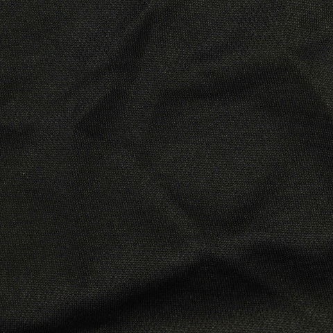 100% Polyester Birdseye Knit Fabric, 190 gsm, 185 cm — Black