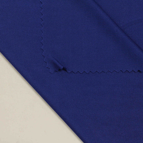 100% Viscose Interlock Knit Fabric, 220 gsm, 185 cm — Navy