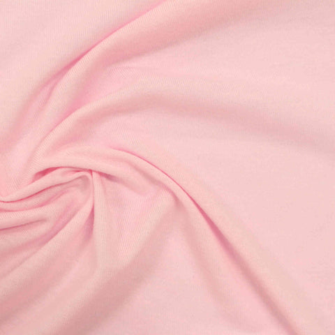 Polyester Cotton Jersey Knit Fabric, 128 gsm — Pink