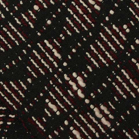 White Dashes Jacquard, Poly-Acrylic