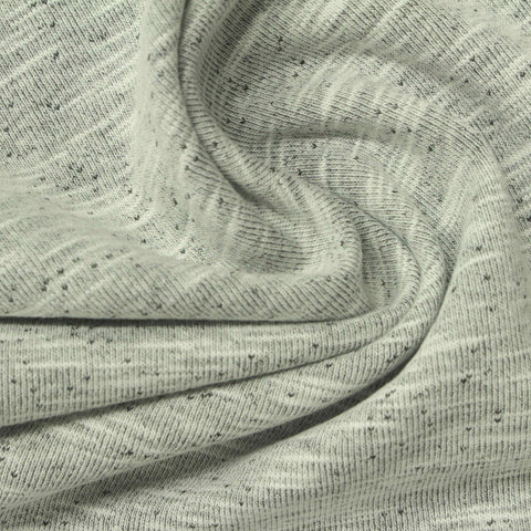 Light Grey Marl Knit, Cotton-Poly, 290 gsm