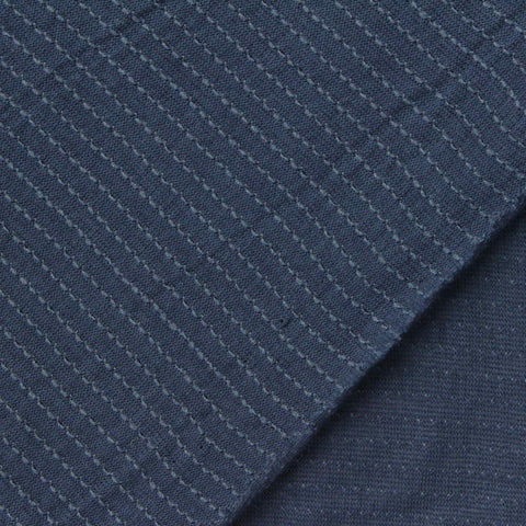 Dark Blue Heather Knit, Cotton