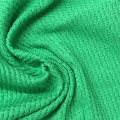 Bright Green Rib Knit
