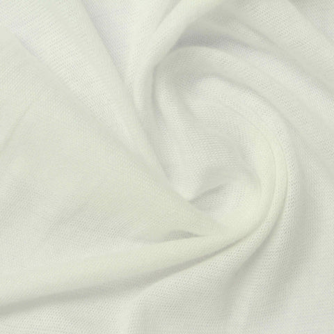 Off-White Jersey Knit, Cotton