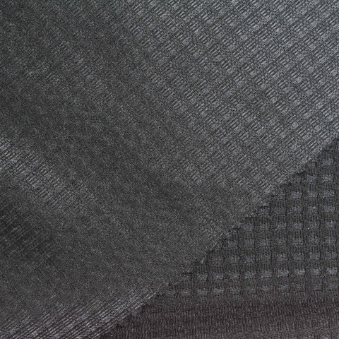 100% Polyester Waffle Knit Fabric, 240 gsm, 160 cm — Grey