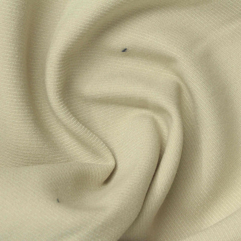 Polyester Viscose Stretch Twill Fabric, 310 gsm, 145 cm — Beige