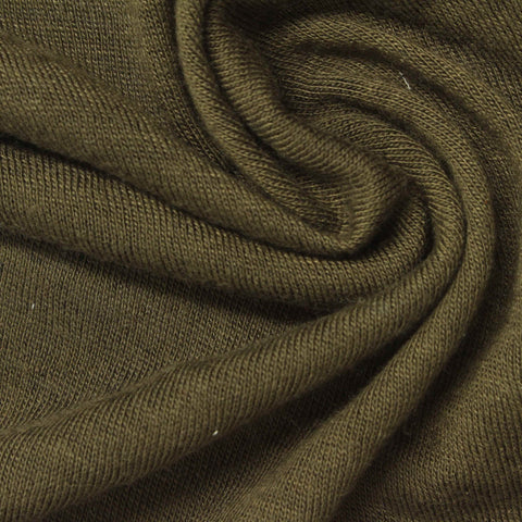 Olive Marl Chunky Knit, Polyester
