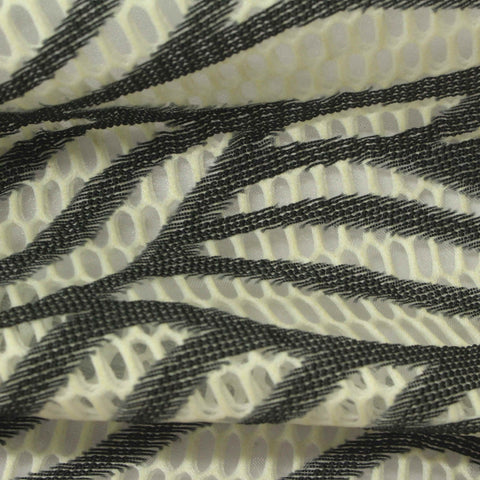 Black Lines Mesh, Polyester