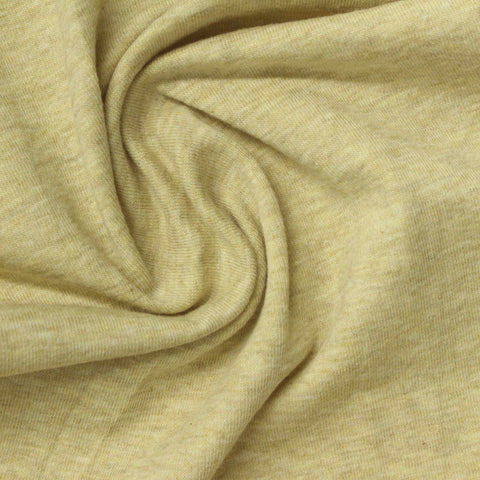 Light Beige Marl Jersey Knit, Cotton, 178 gsm