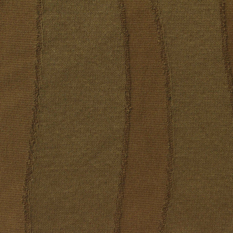 Jacquard Polyester Cotton Knit Fabric, 230 gsm, 165 cm — Khaki