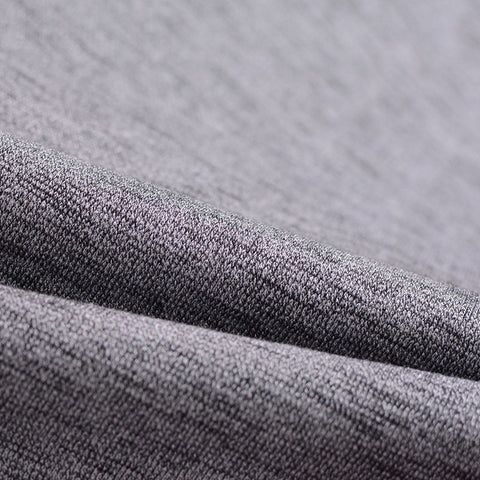 Light Grey Marl Chunky Knit, Poly-Cotton, 230 gsm