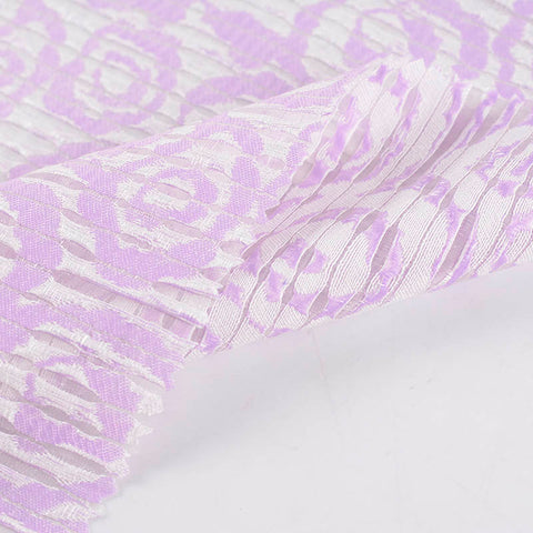 Light Purple Abstract Jacquard, Viscose-Poly
