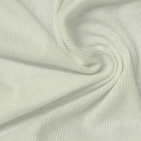 Polyester Viscose Rib Knit Fabric, 145 gsm, 165 cm — Beige