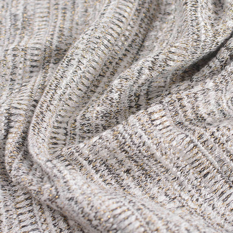 Grey Marl Jacquard, Viscose