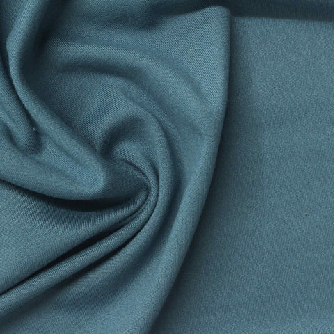 Polyester Stretch Sateen Fabric, 225 gsm, 160 cm — Blue