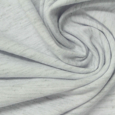 Light Grey Marl Jersey Knit, Poly-Tencel Lyocell, 170 gsm