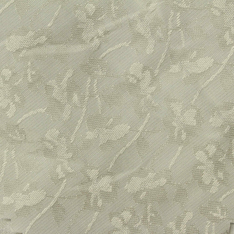 Grey Tone-on-Tone Floral Jacquard, Poly-Cotton, 109 gsm
