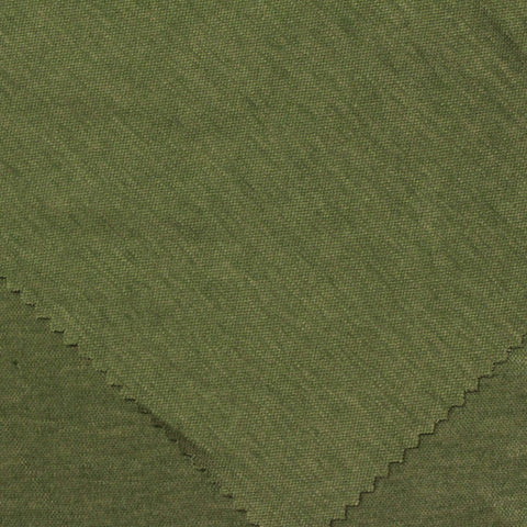 Olive Marl Ponte Knit, Poly-Viscose