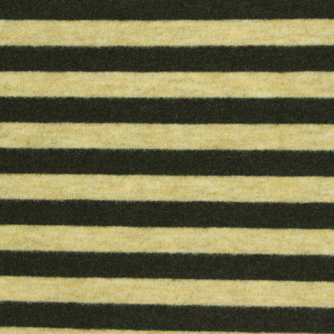 Dark Green Stripes Knit, Polyester