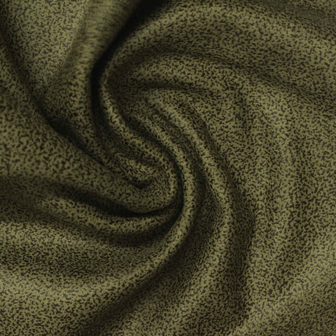 Olive Marl Faux Suede, Polyester, 328 gsm