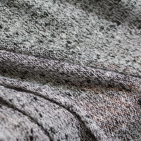 Black Marl Knit, Polyester, 200 gsm