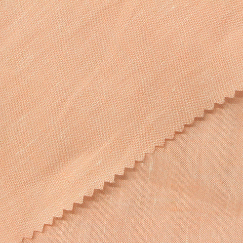Linen Tencel Lyocell Woven Fabric, 116 gsm — Orange