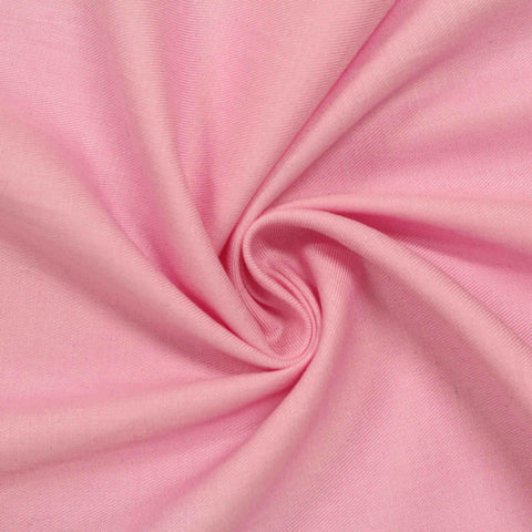 100% Cotton Chambray Fabric, 145 cm — Pink
