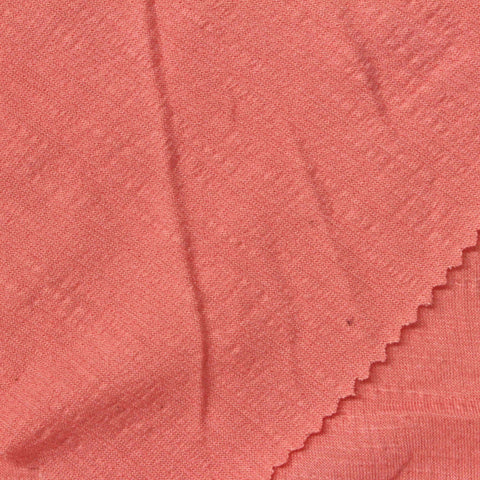 Coral Marl Crepe, Poly-Cotton