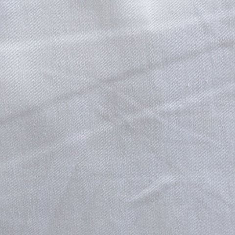 Cotton Stretch Twill Fabric, 200 gsm, 110 cm — White