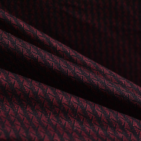 Black Geometric Jacquard, Poly-Viscose, 150 cm, ref EF-4391