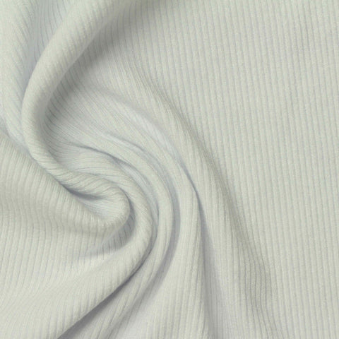 100% Viscose Rib Knit Fabric, 380 gsm, 140 cm — Grey