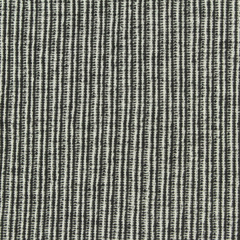 Black Diagonal-Stripe Rib Knit, Polyester