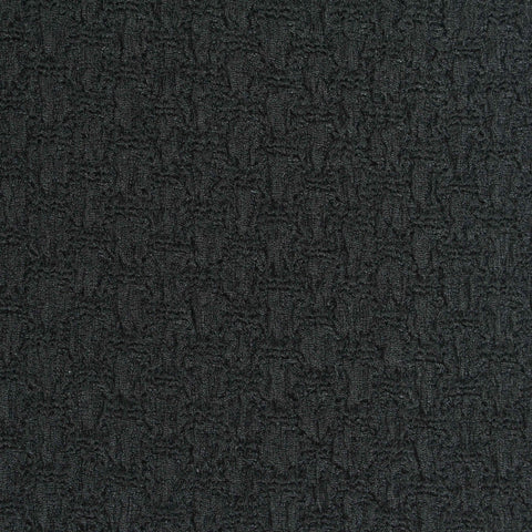 Black Tone-on-Tone Warp Knit, Polyester