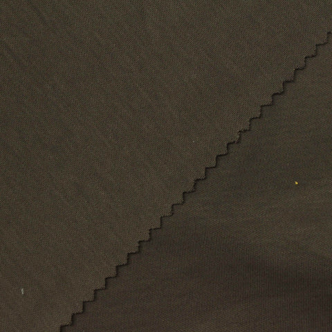100% Cotton Interlock Knit Fabric, 200 gsm, 155 cm — Khaki