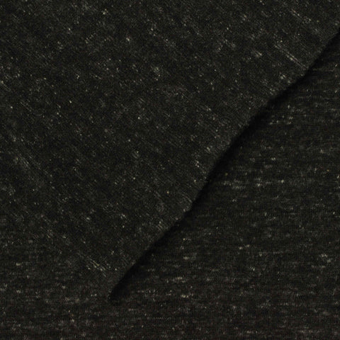Dark Grey Marl Jersey Knit, Poly-Cotton, 175 gsm