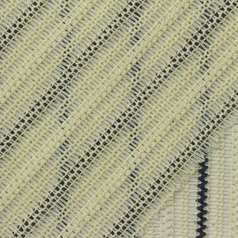 Navy Vertical-Stripe Warp Knit, Poly-Cotton