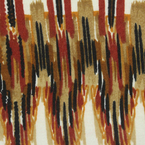 Red Abstract Knit, Polyester