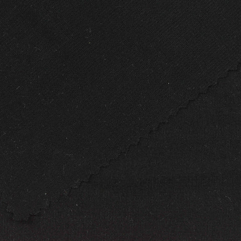 Black Jersey Knit, Silk