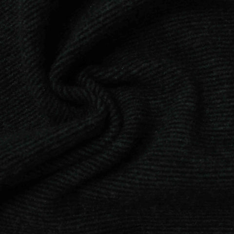100% Cotton Knit Fabric, 424 gsm, 160 cm — Black
