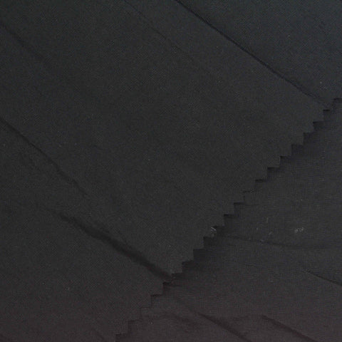 100% Nylon Woven Fabric, 130 gsm, 146 cm — Black