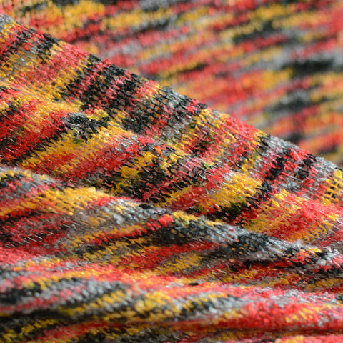 Red Marl Knit, Acrylic, 182 gsm