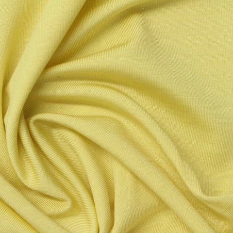Tencel Lyocell Stretch Jersey Knit Fabric, 200 gsm, 175 cm — Yellow