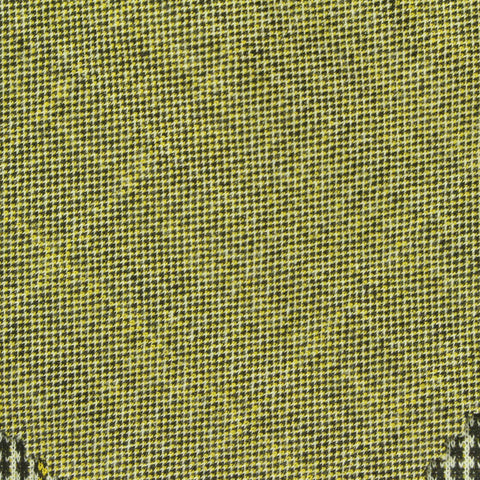 Black Houndstooth Interlock Knit, Polyester, 262 gsm
