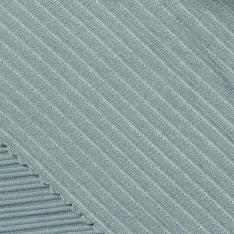 Polyester Stretch Knit Fabric, 260 gsm, 135 cm — Blue