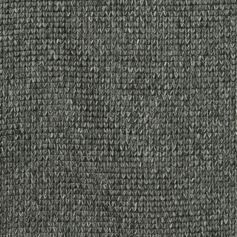 Heathered Grey Marl Rib Knit, Polyester, 173 gsm