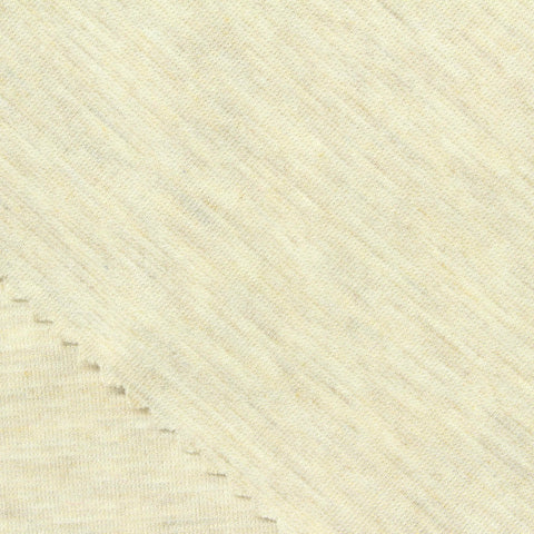Cream Marl Ponte Knit, Viscose-Poly