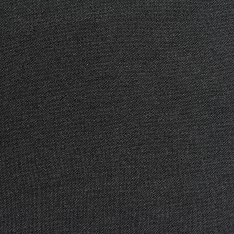 Polyester Stretch Interlock Knit Fabric, 290 gsm, 165 cm — Black