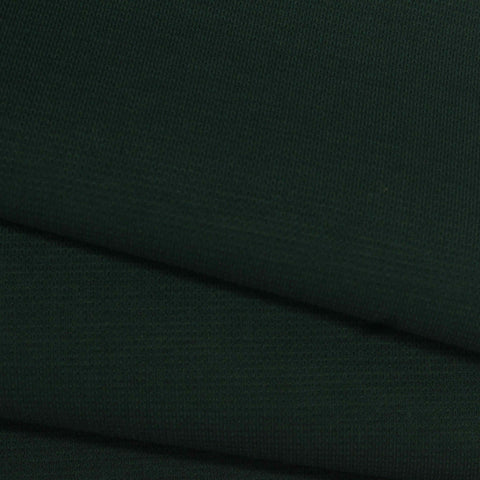 Cotton Polyester Stretch Scuba Knit Fabric, 380 gsm, 155 cm — Green