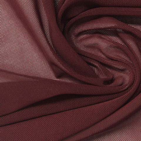 Burgundy Marl Mesh, Nylon