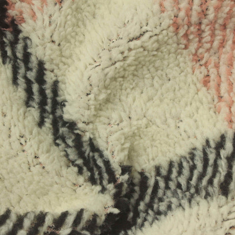 Black Plaid Knit, Polyester